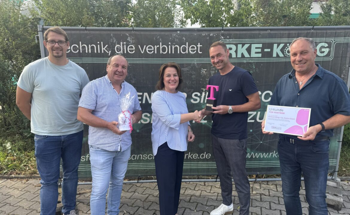 Übergabe Telekom Preis