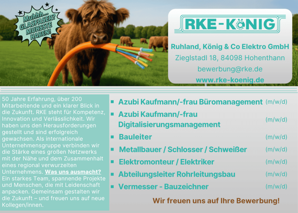 Aktuelle Stellenanzeige